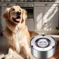 HydroPaw stainless steel anti-spill dog water bowl