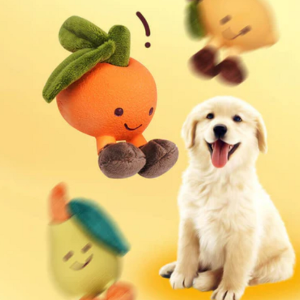 HappyBite fruit chew dog toy
