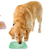 Silicone lick and feeding mat for pets