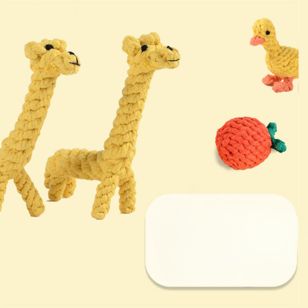 Rabbit cotton rope dog toy