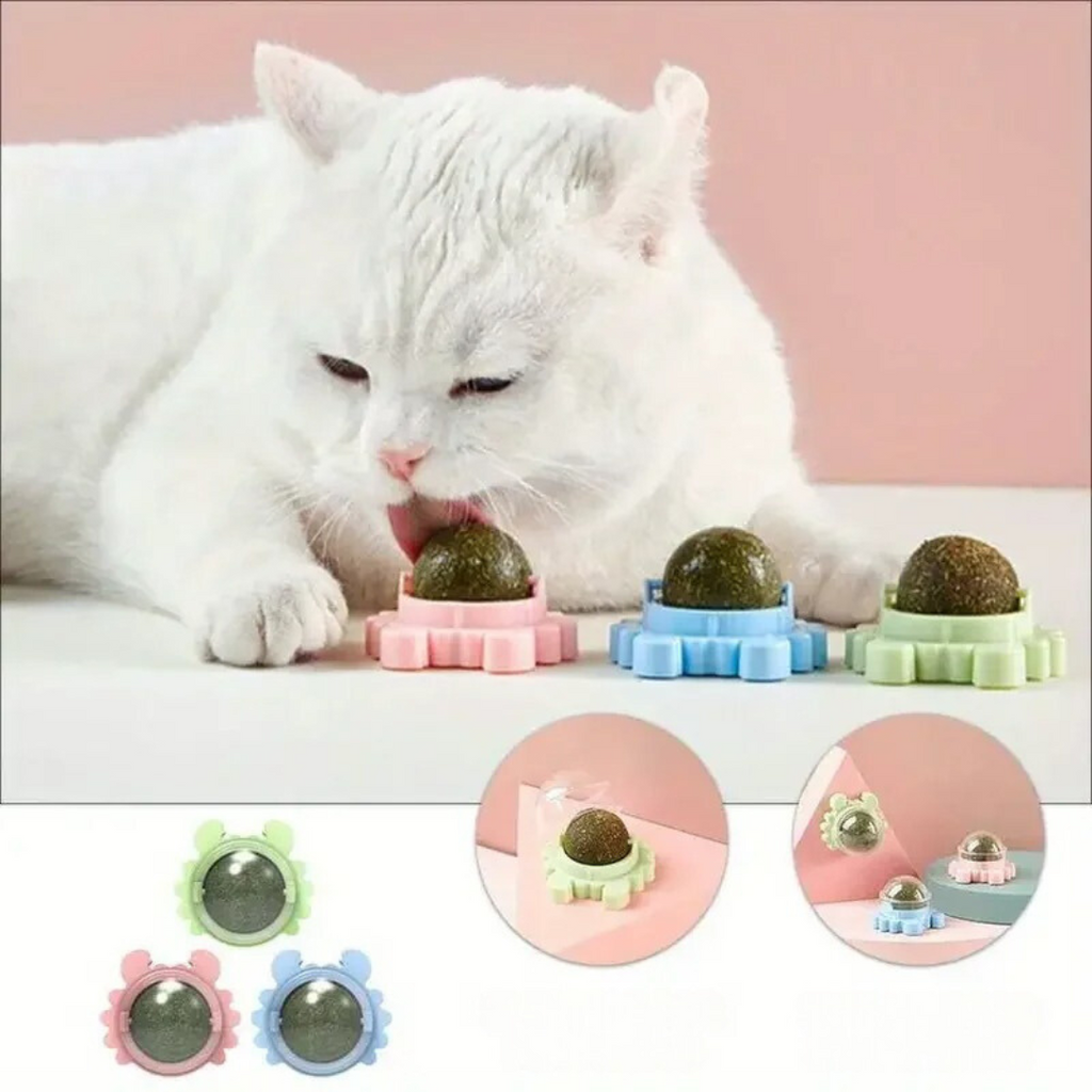 Catnip ball in pink