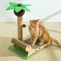 Palm tree cat scratcher with sun lounger