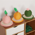 Orange-shaped sisal scratcher in mandarin
