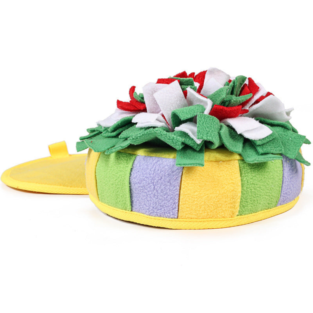Snuffle box in lemon yellow