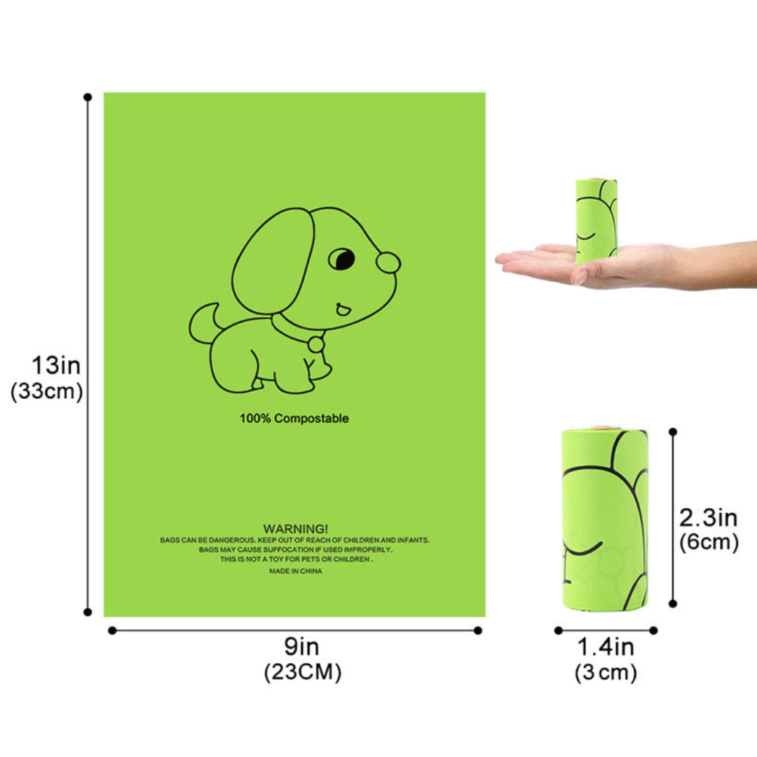 120 dog poop bags refill rolls