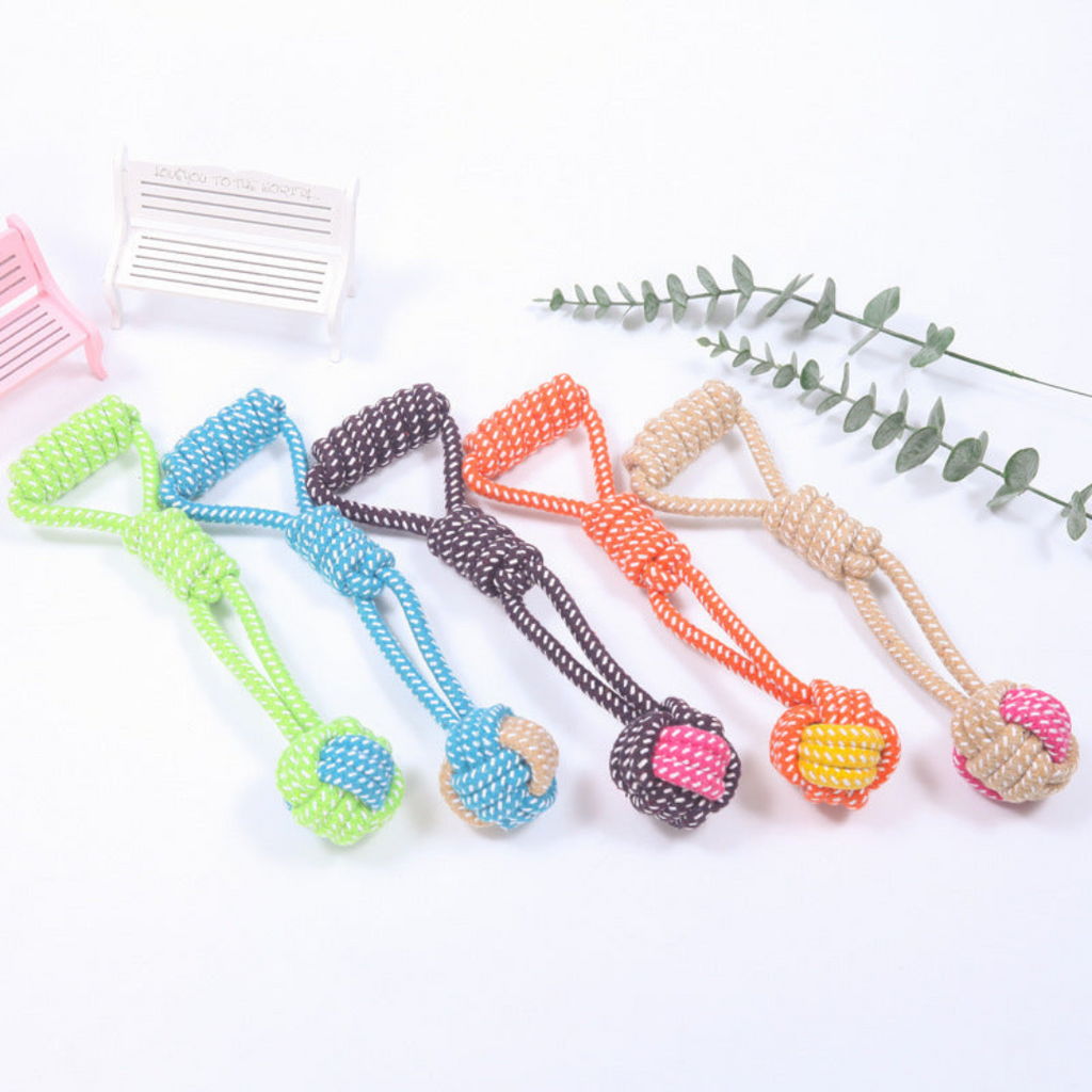 Durable Chew & Tug Dog Toy Set