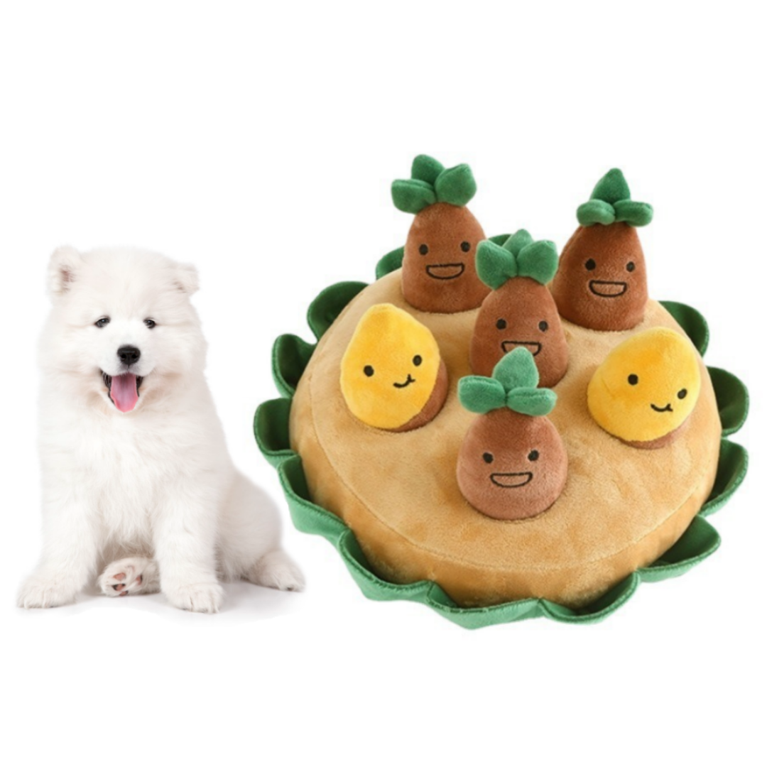 Interactive snuffle garden pet toy