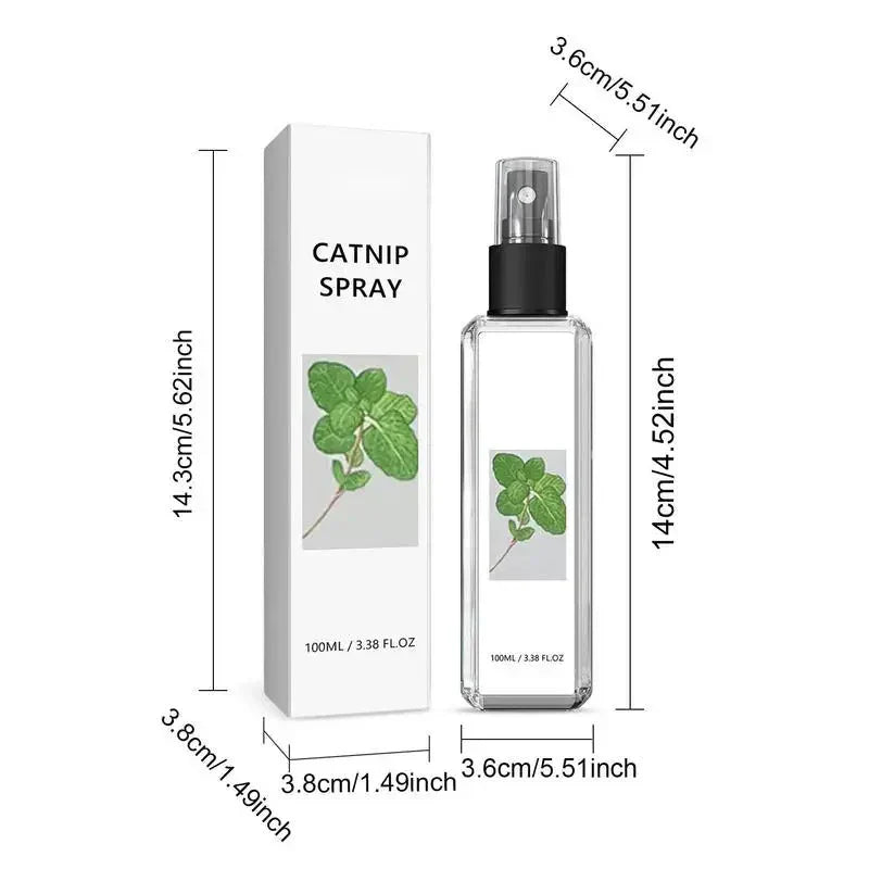 Cat relaxing after SilverLeaf calming spray