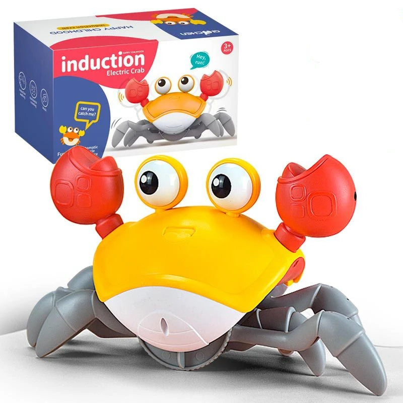 Light effects on the dancing crab toy