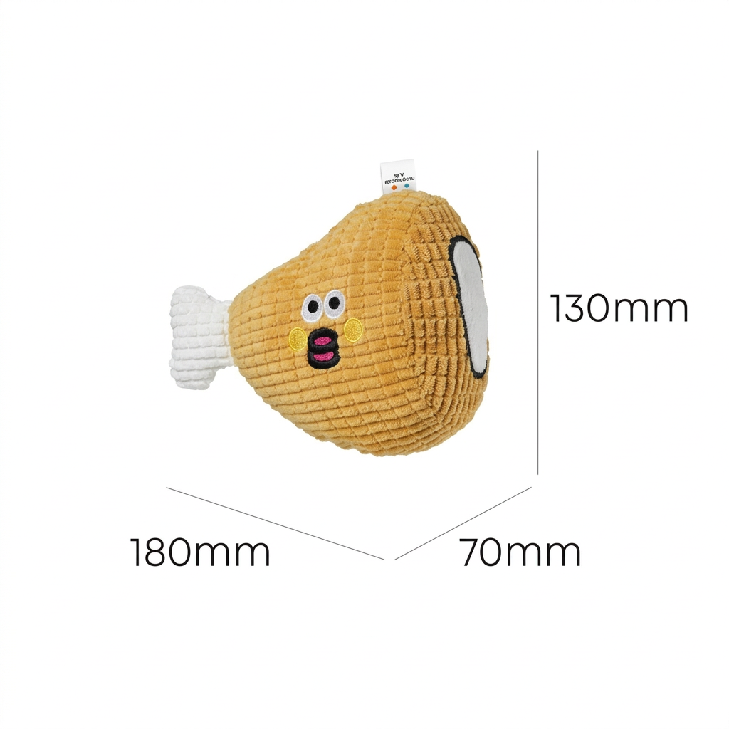 Crinkle waffle cat toy with catnip pocket and squeaker