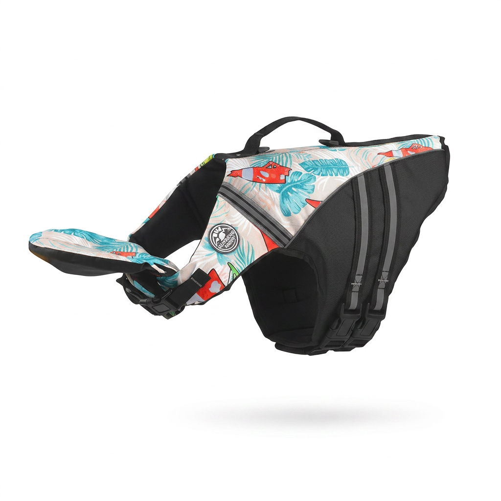 Dog Safety Life Jacket with Rescue Handle