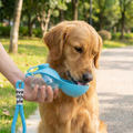 Sphere 2-in-1 leak-proof dog water bottle with silicone bowl