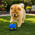 Interactive flying ball for dogs
