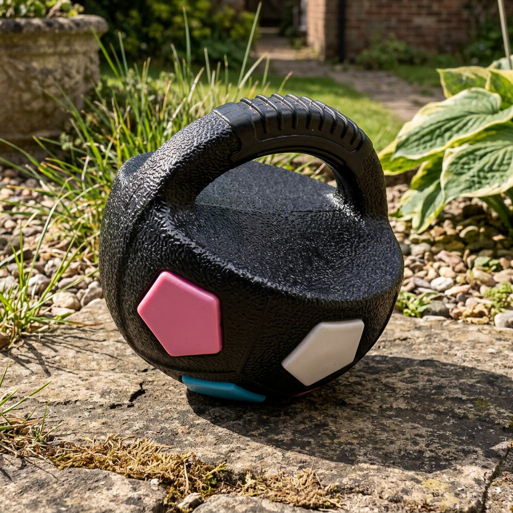 Sturdy stress-relief play ball for dogs