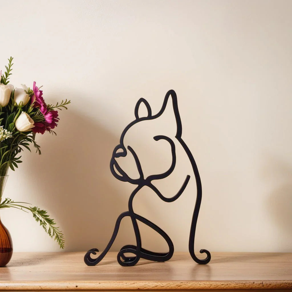 Bull Terrier sculpture