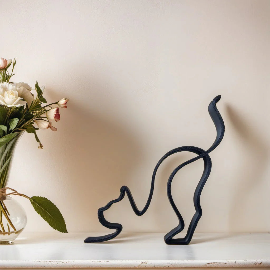 Cat sculpture