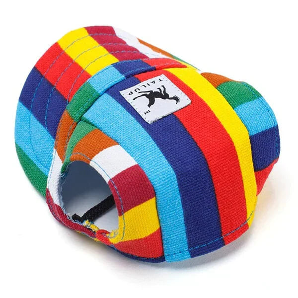 Pet cap in red