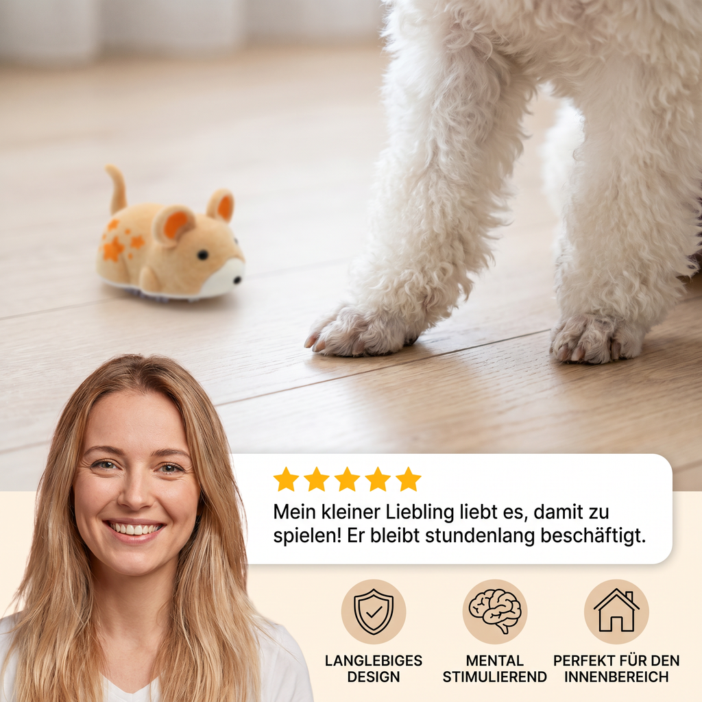 Interactive hamster indoor dog toy