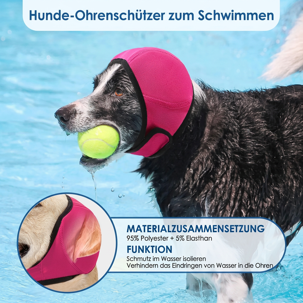 Protective noise-cancelling ear muffs for dogs