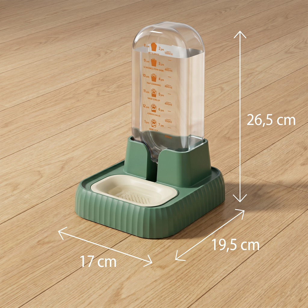 Automatic large-capacity pet water dispenser for cats and dogs