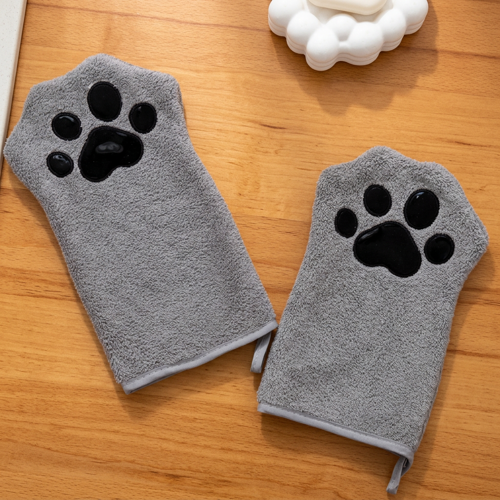 Quick-drying pet towel for dogs and cats