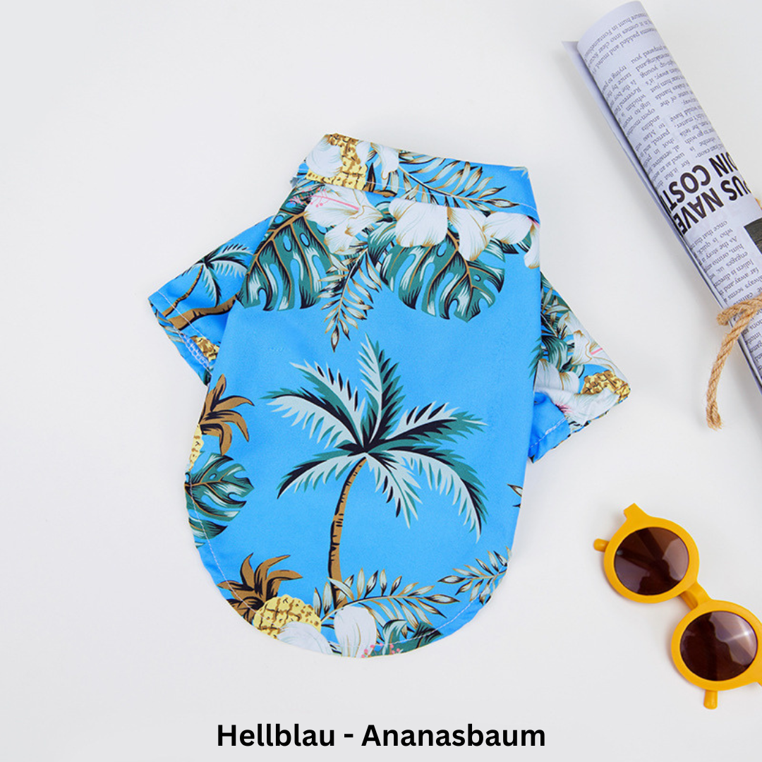 Hawaiian dog shirt size chart