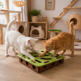 Interactive felt puzzle toy for cats
