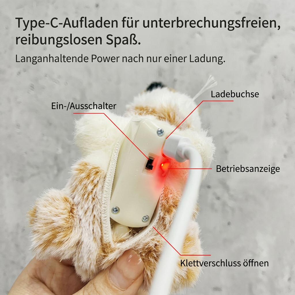 Benefits of the wiggle-tail mouse cat toy