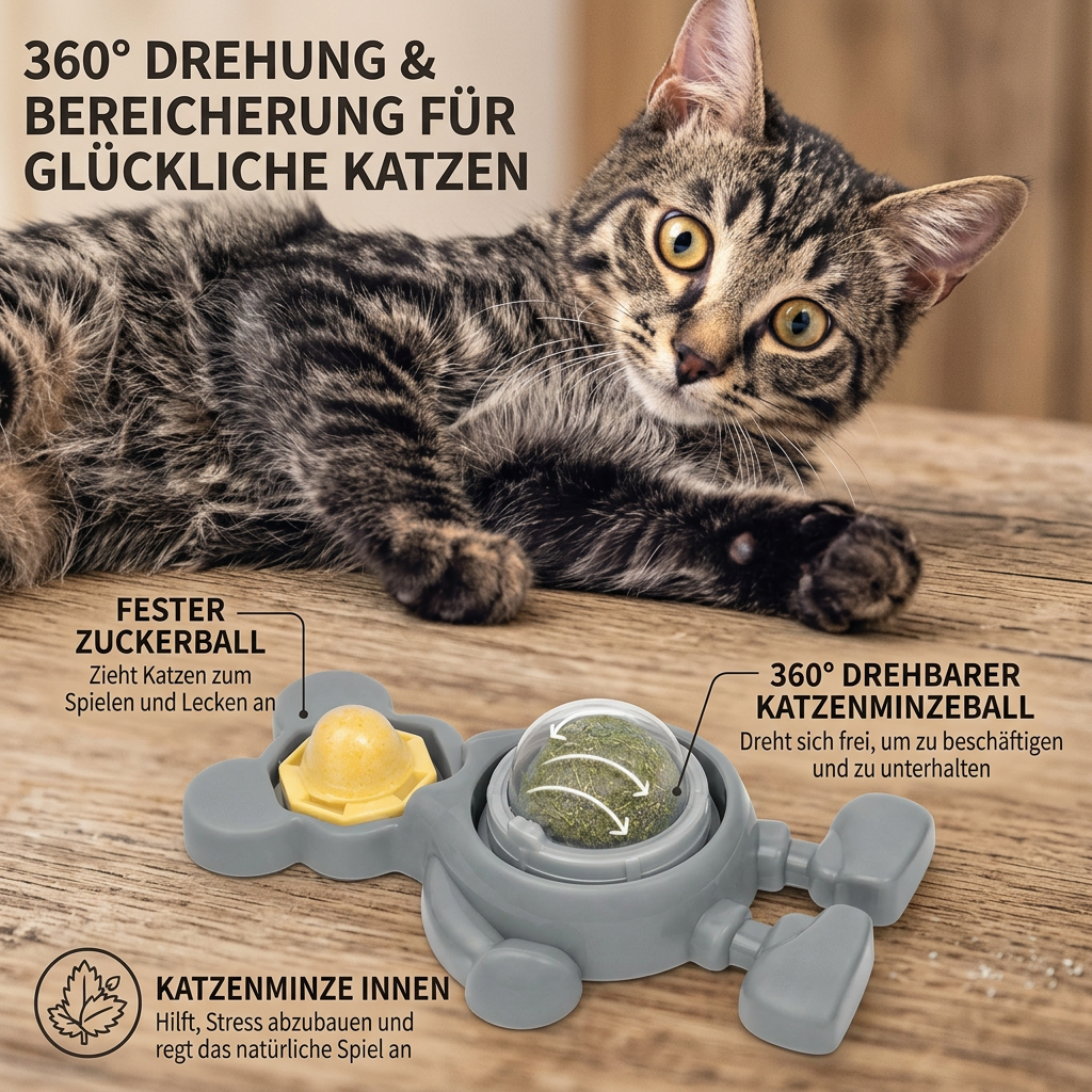 Benefits of the cat grass chew ball