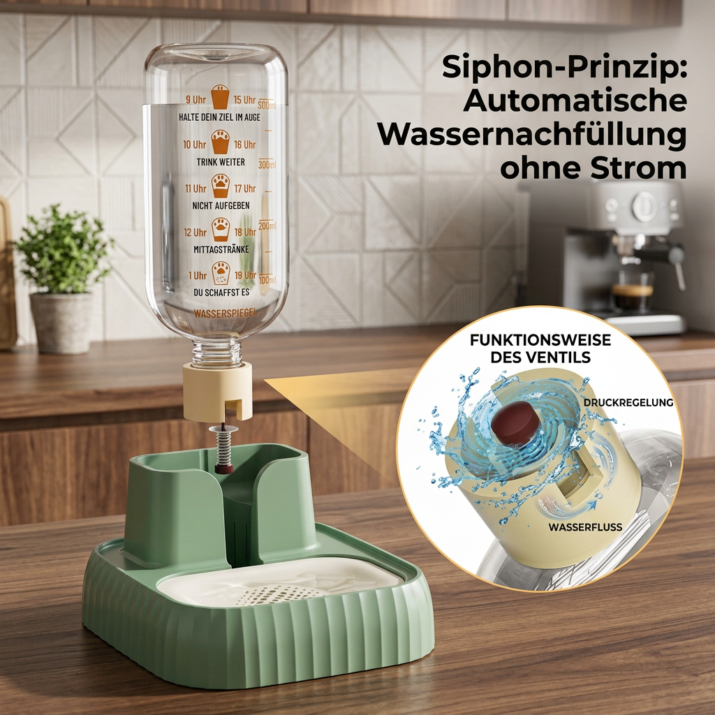 Automatic large-capacity pet water dispenser for cats and dogs
