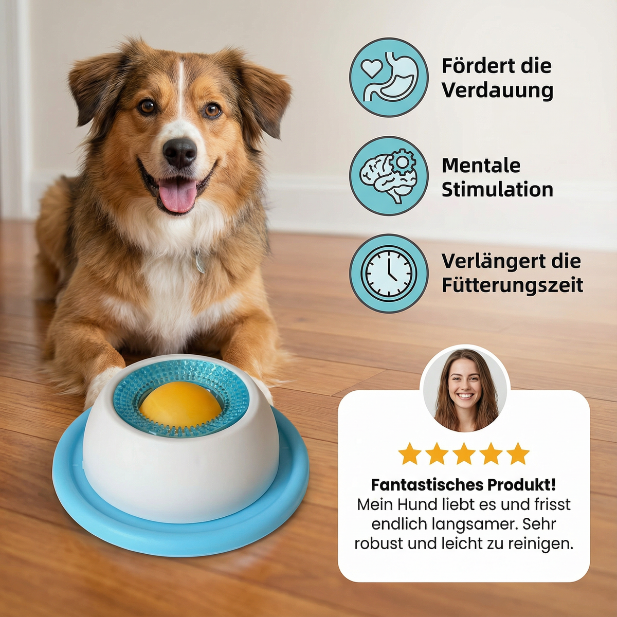 Interactive lick mat slow feeder for dogs