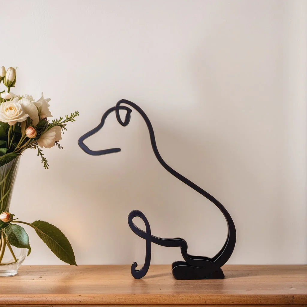Labrador Retriever sculpture