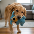 Giggling dental cleaning toy for dogs