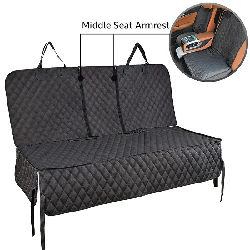 Travel mattress with centre zip in grey