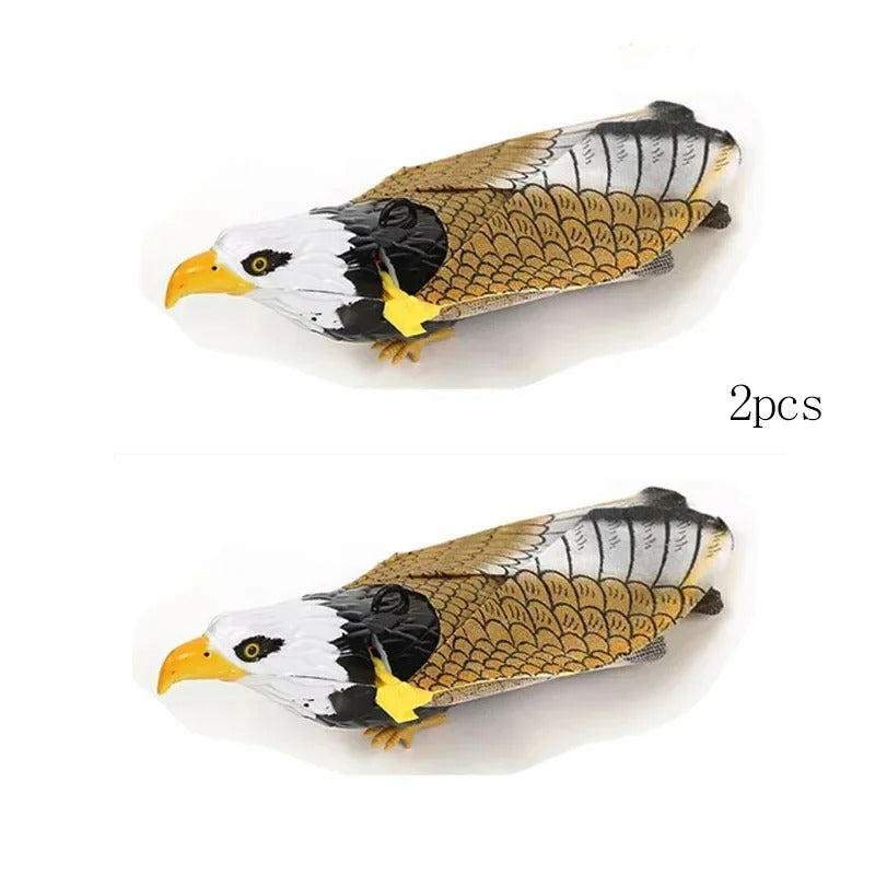 Hanging mount of the flying bird cat toy