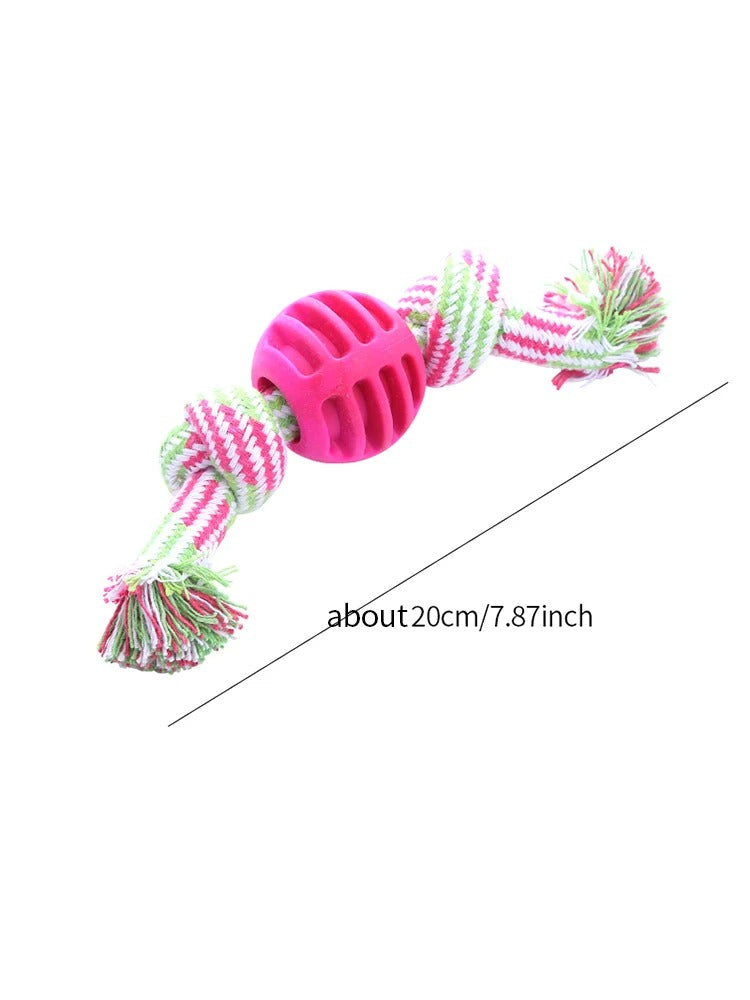Double knots on the ToughRope dog toy