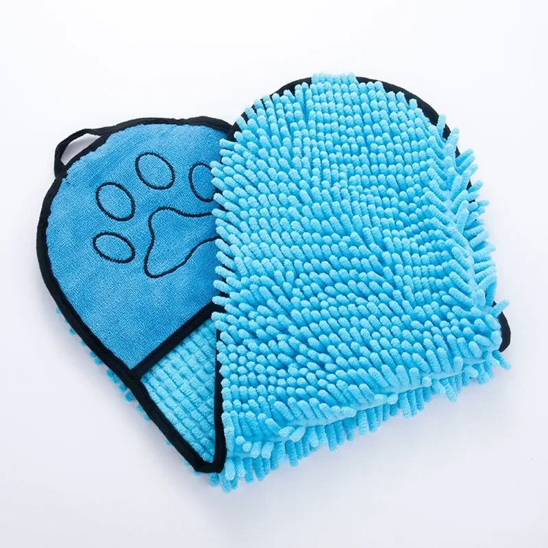 PawDry bath towel in purple