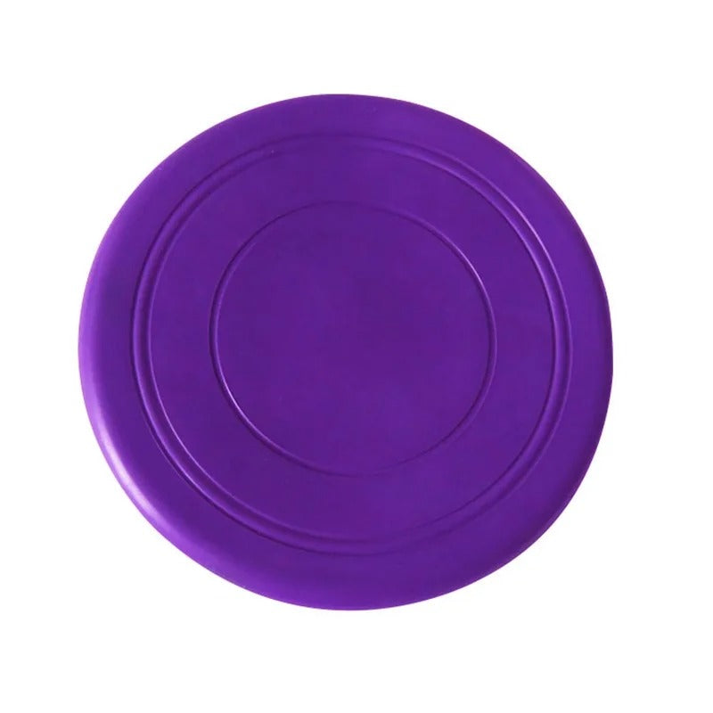 Silicone flying disc in black
