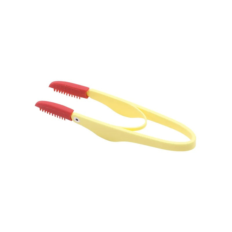 Pet tear stain removal comb in grey