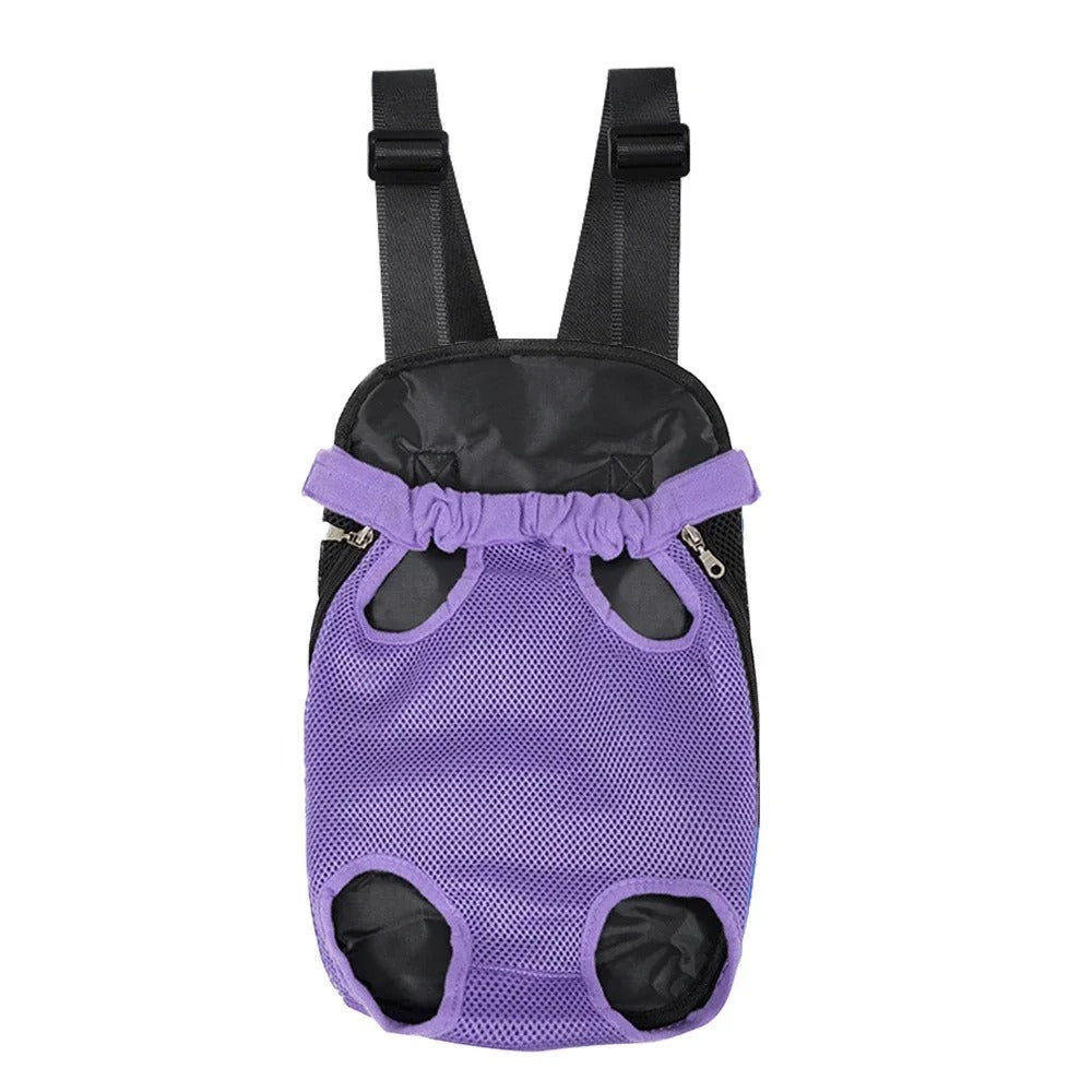 Dog carrier bag in black check