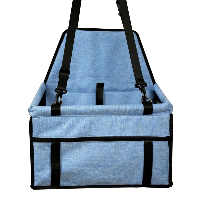 Foldable pet carrier in orange