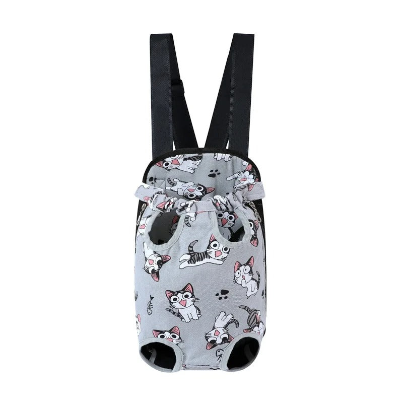 Dog carrier bag in red check