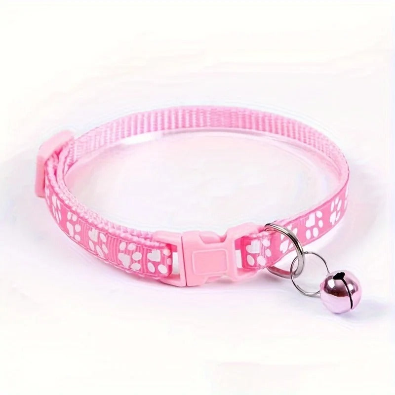 Fashion cat collar in navy blue