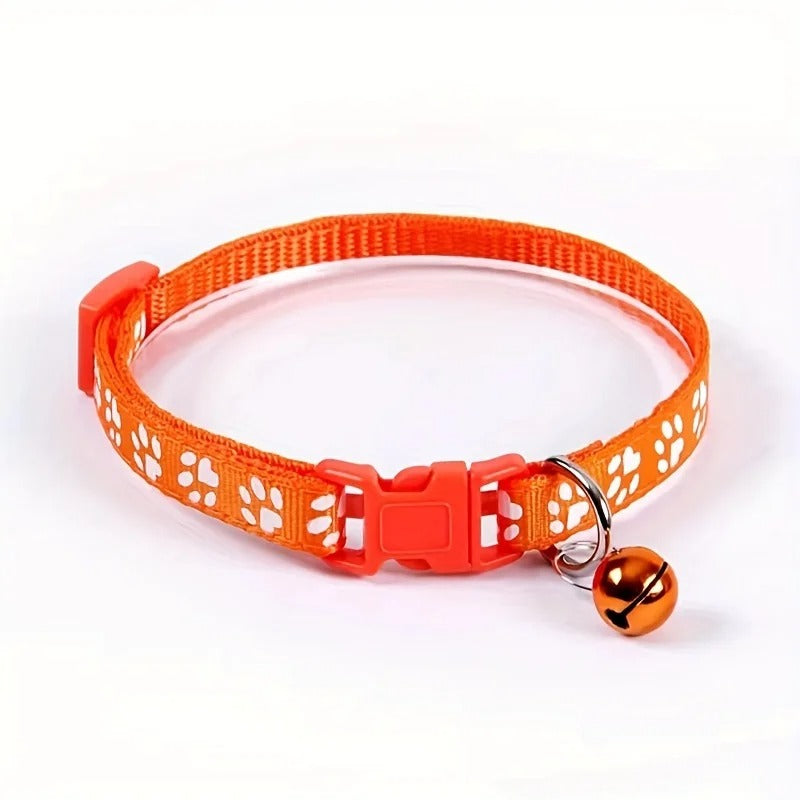 Fashion cat collar in rose red