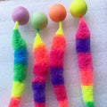 Bouncing tickle ball for cats