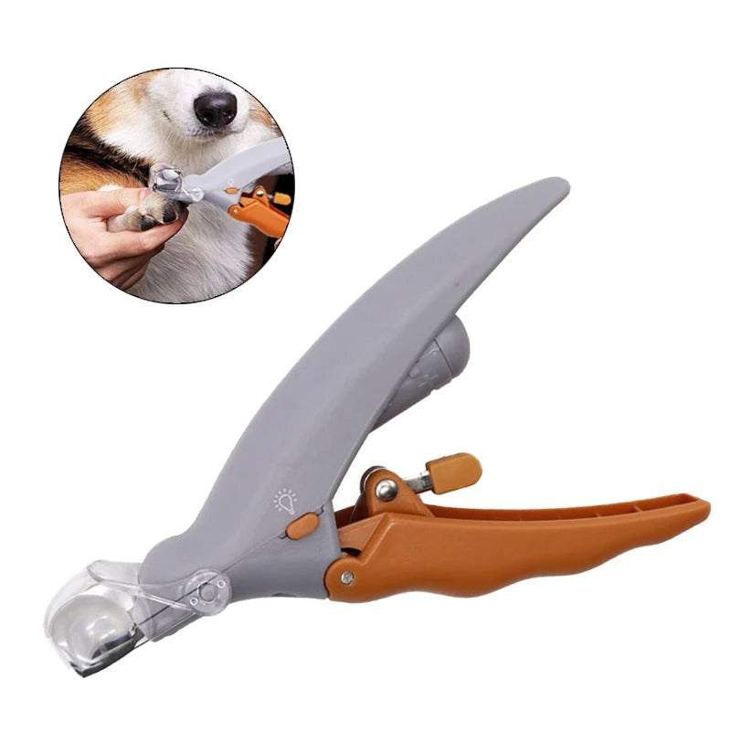 Trimming a dog's nails with the PawPerfect scissors