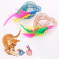 String tubing interactive cat toy