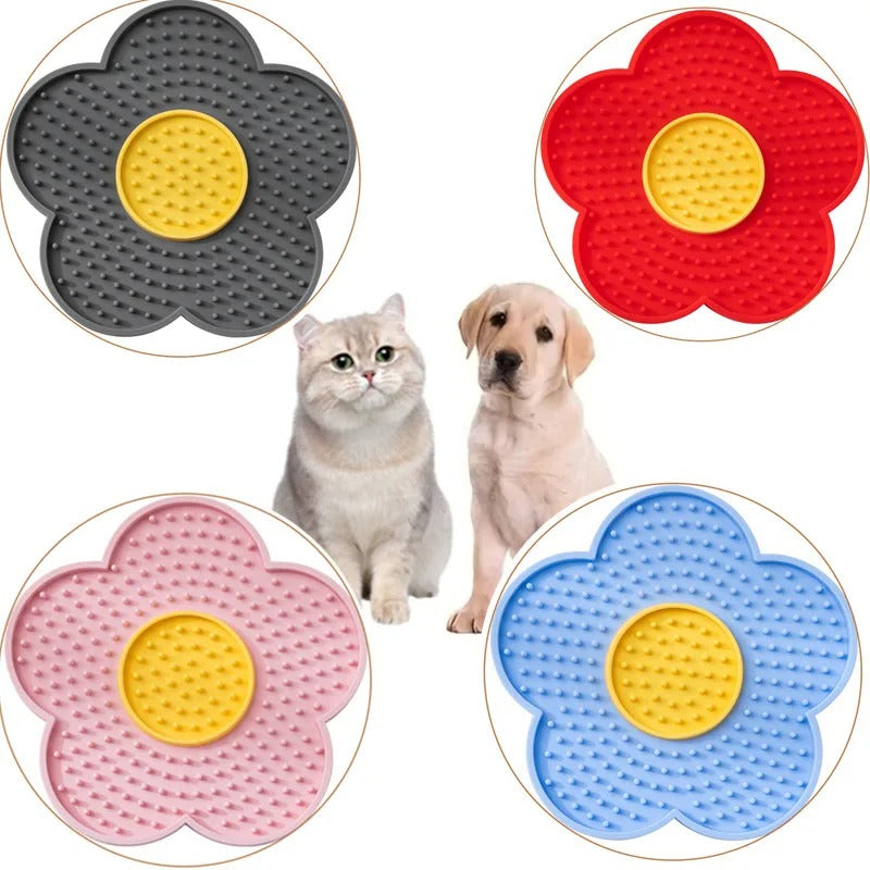 Sunflower lick mat for dogs