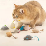 Plush rat cat toy 3 pack
