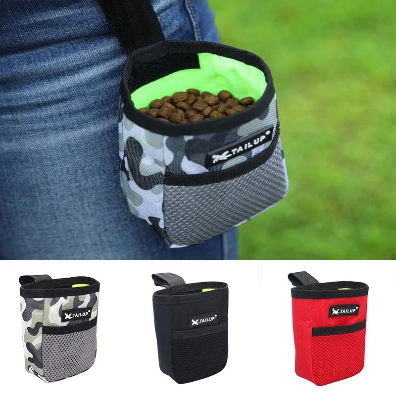 Dog treat pouch for training